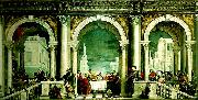 Paolo  Veronese feast in the house of levi Sweden oil painting artist